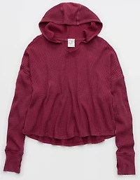 OFFLINE By Aerie Wow! Waffle Hoodie