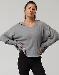 OFFLINE By Aerie Wow! Waffle Hoodie