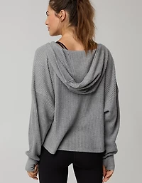 OFFLINE By Aerie Wow! Waffle Hoodie