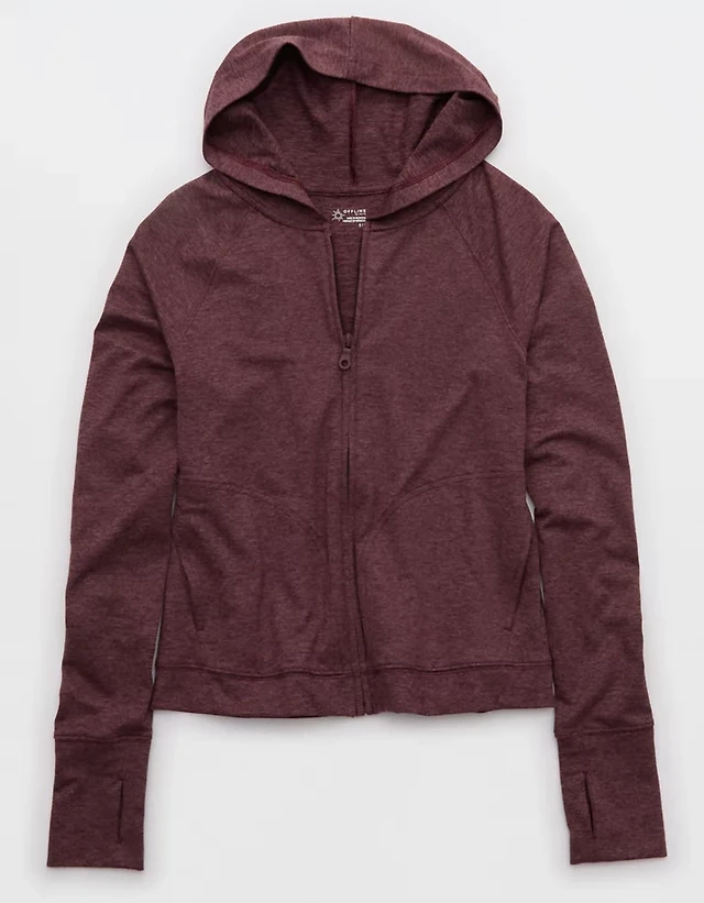 OFFLINE By Aerie Weekend Away Full Zip Hoodie