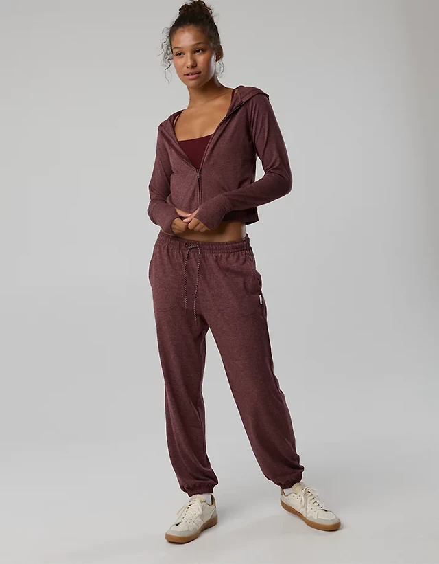 OFFLINE By Aerie Weekend Away Full Zip Hoodie