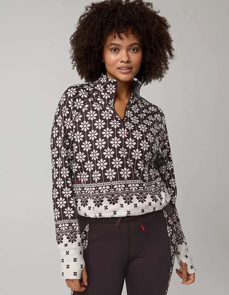 OFFLINE By Aerie Warmup Quarter Zip