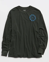 OFFLINE By Aerie Let's Stretch Long Sleeve Boyfriend T-Shirt