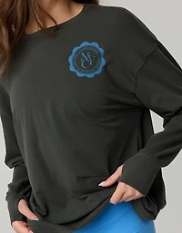 OFFLINE By Aerie Let's Stretch Long Sleeve Boyfriend T-Shirt