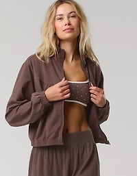 OFFLINE By Aerie OG Cotton Full Zip Sweatshirt