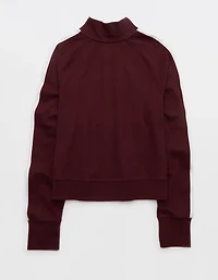 OFFLINE By Aerie Pique Long Sleeve Full Zip