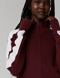 OFFLINE By Aerie Pique Long Sleeve Full Zip