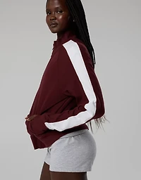 OFFLINE By Aerie Pique Long Sleeve Full Zip