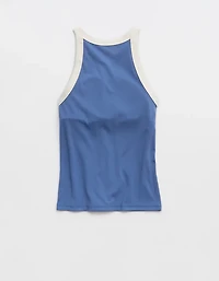 OFFLINE By Aerie Real Me Ringer High Neck Tank Top