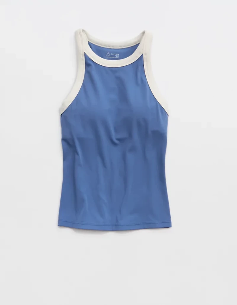 OFFLINE By Aerie Real Me Ringer High Neck Tank Top