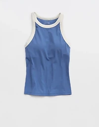 OFFLINE By Aerie Real Me Ringer High Neck Tank Top