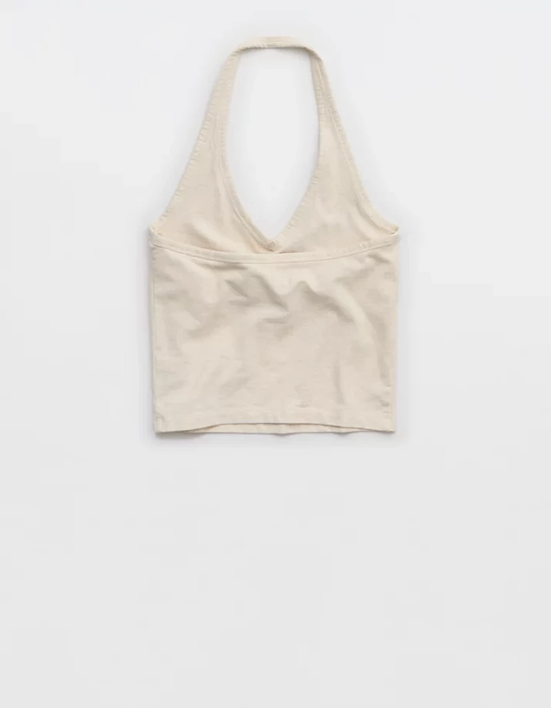 OFFLINE By Aerie OG Cotton Halter Tank Top