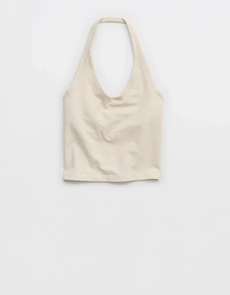 OFFLINE By Aerie OG Cotton Halter Tank Top