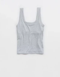 OFFLINE By Aerie Thumbs Up Square Neck Tank Top