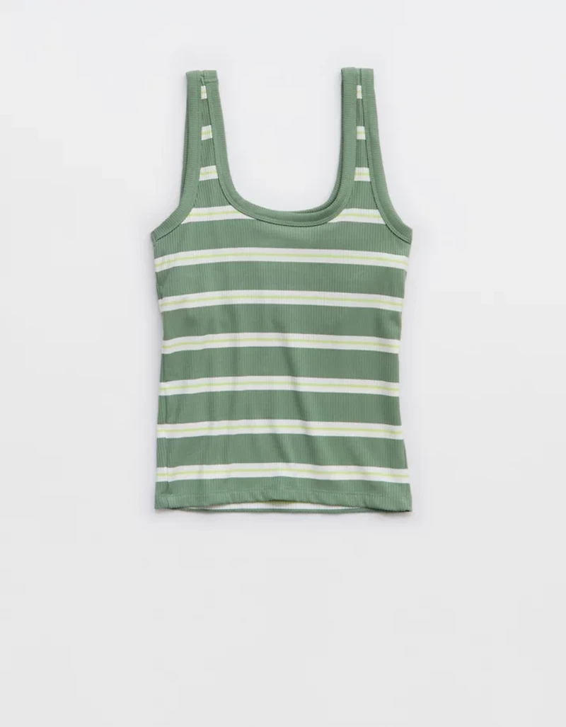 OFFLINE By Aerie Thumbs Up Square Neck Tank Top