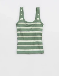 OFFLINE By Aerie Thumbs Up Square Neck Tank Top