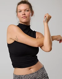 OFFLINE By Aerie Real Me XTRA Mock Neck Tank Top