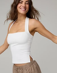 OFFLINE By Aerie Real Me XTRA Halter Tank Top