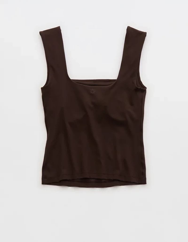 OFFLINE By Aerie Real Me Square Neck Tank Top