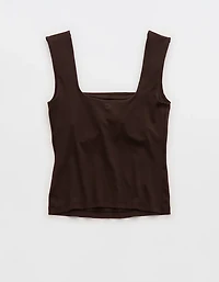 OFFLINE By Aerie Real Me Square Neck Tank Top