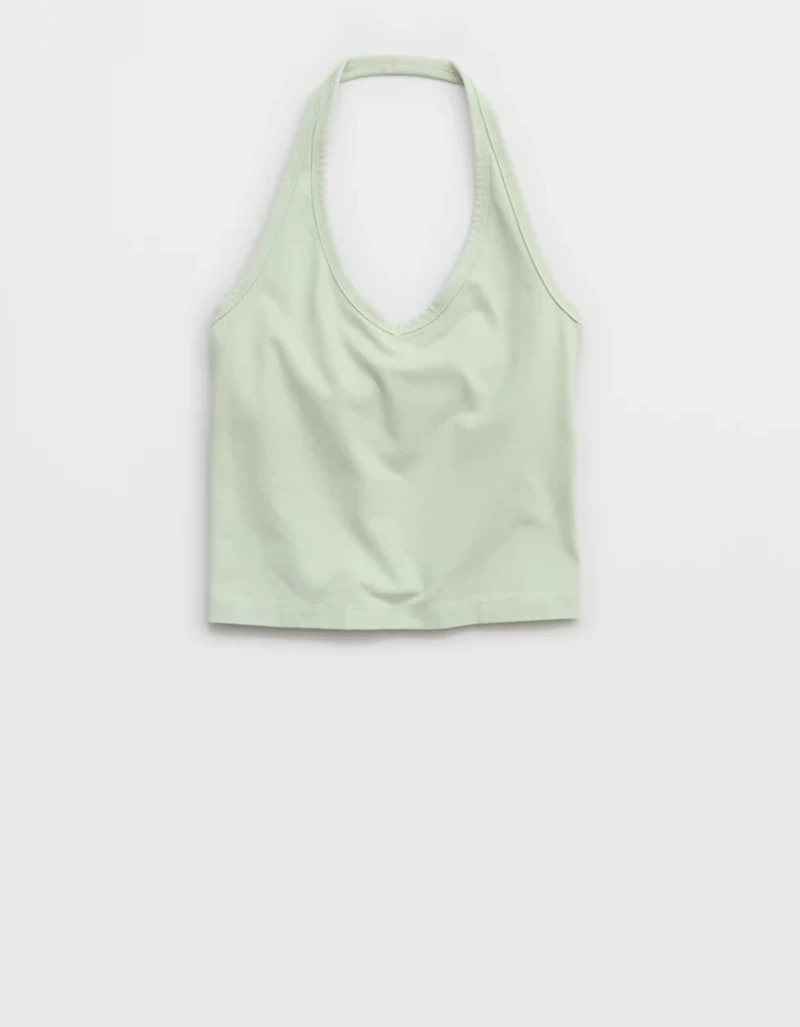 OFFLINE By Aerie OG Cotton Halter Tank Top