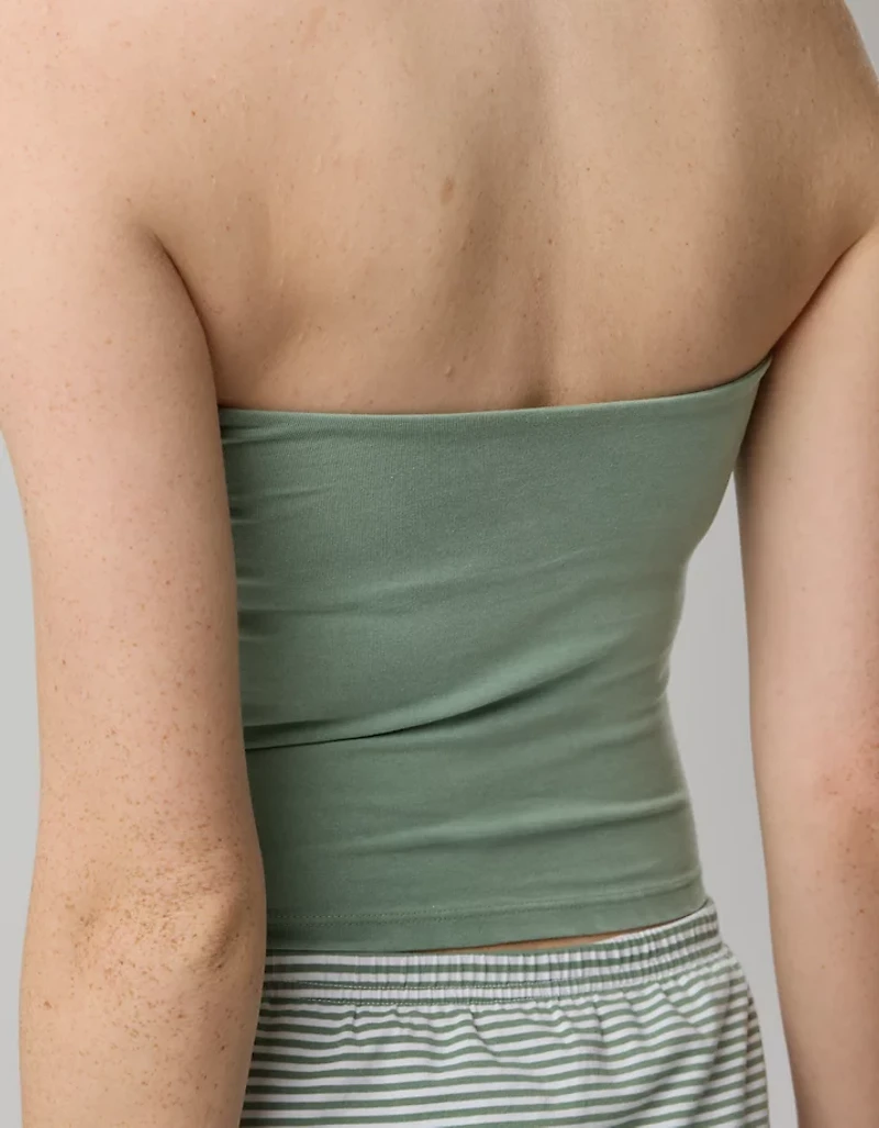 OFFLINE By Aerie OG Cotton Ruched Tube Top
