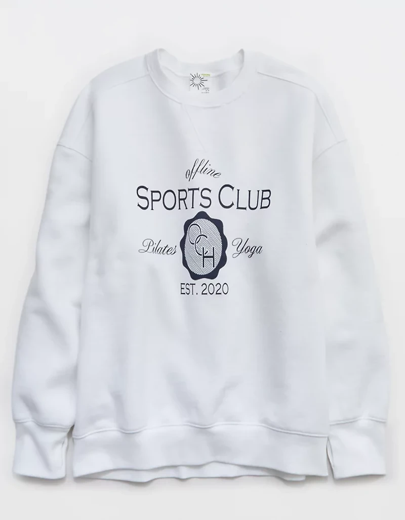 OFFLINE By Aerie Cloud Fleece Oversized Crewneck Sweatshirt