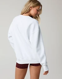 OFFLINE By Aerie Cloud Fleece Oversized Crewneck Sweatshirt