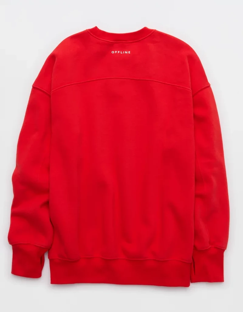 OFFLINE By Aerie Cloud Fleece Oversized Crewneck Sweatshirt