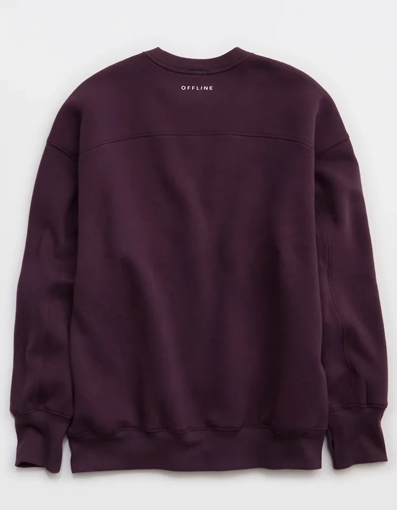 OFFLINE By Aerie Cloud Fleece Oversized Crewneck