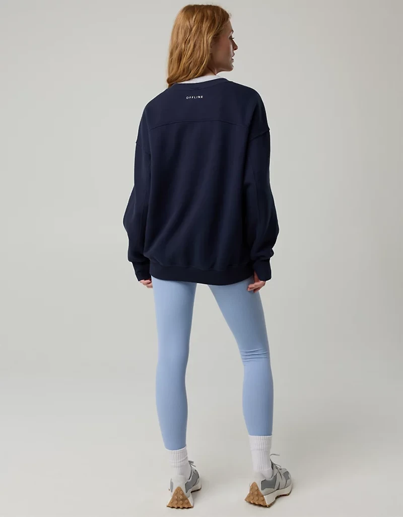 OFFLINE By Aerie Cloud Fleece Crewneck Sweatshirt