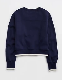 OFFLINE By Aerie Cloud Fleece V-Neck Crew Sweatshirt