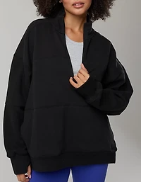 OFFLINE By Aerie Cloud Fleece Quarter Zip Sweatshirt