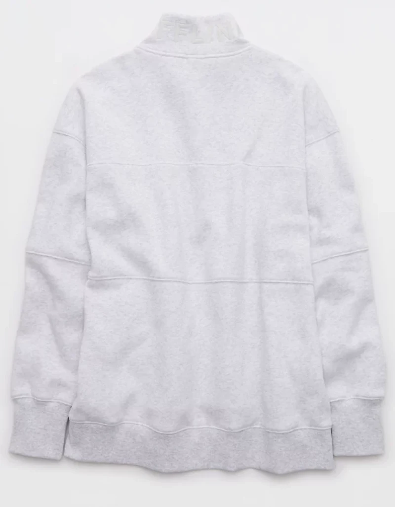 OFFLINE By Aerie Cloud Fleece Quarter Zip Sweatshirt