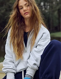 OFFLINE By Aerie Cloud Fleece Quarter Zip Sweatshirt
