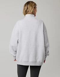 OFFLINE By Aerie Cloud Fleece Quarter Zip Sweatshirt