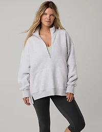 OFFLINE By Aerie Cloud Fleece Quarter Zip Sweatshirt