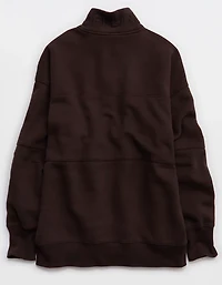 OFFLINE By Aerie Cloud Fleece Quarter Zip Sweatshirt