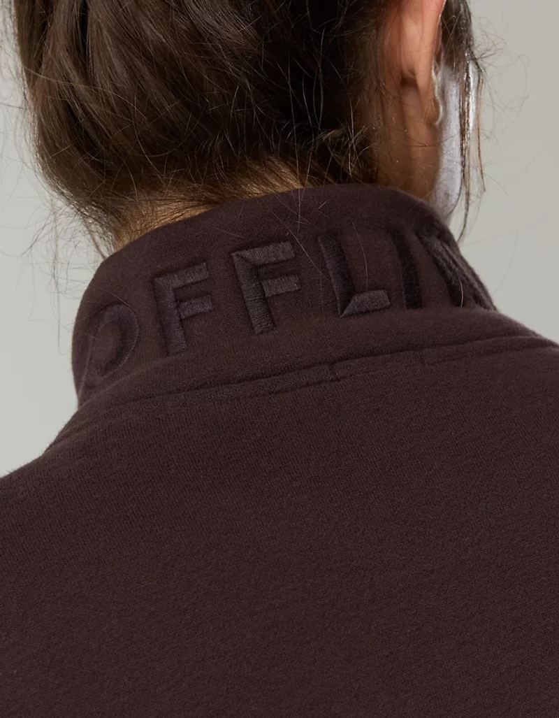 OFFLINE By Aerie Cloud Fleece Quarter Zip Sweatshirt