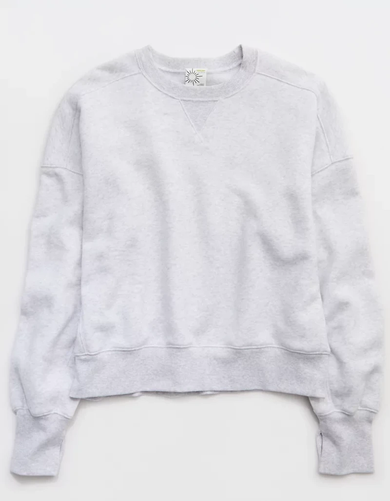OFFLINE By Aerie Cloud Fleece Classic Crewneck Sweatshirt