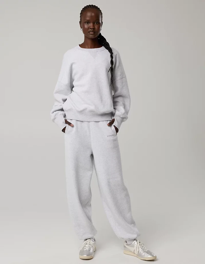 OFFLINE By Aerie Cloud Fleece Classic Crewneck Sweatshirt