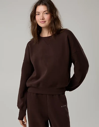 OFFLINE By Aerie Cloud Fleece Classic Crewneck Sweatshirt