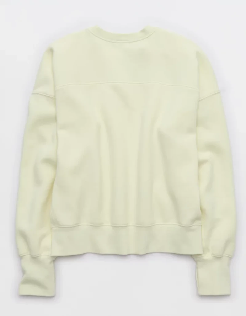 OFFLINE By Aerie Cloud Fleece Classic Crewneck Sweatshirt