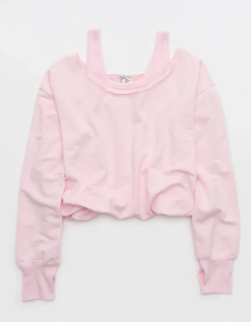 OFFLINE By Aerie OTT Layered Sweatshirt