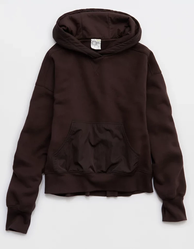 OFFLINE By Aerie Cloud Fleece Nylon Hoodie