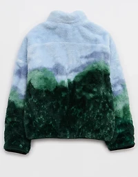 OFFLINE By Aerie Sherpa Quarter Zip Jacket