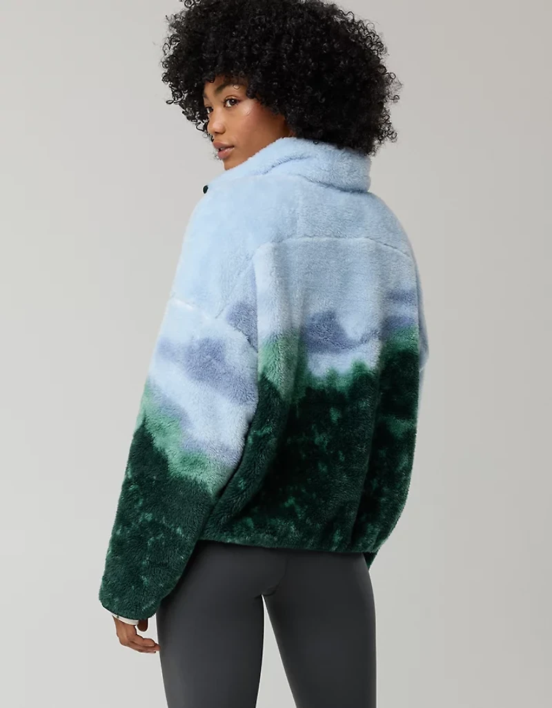 OFFLINE By Aerie Sherpa Quarter Zip Jacket