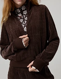 OFFLINE By Aerie Cable Lounge Full Zip