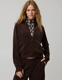 OFFLINE By Aerie Cable Lounge Full Zip