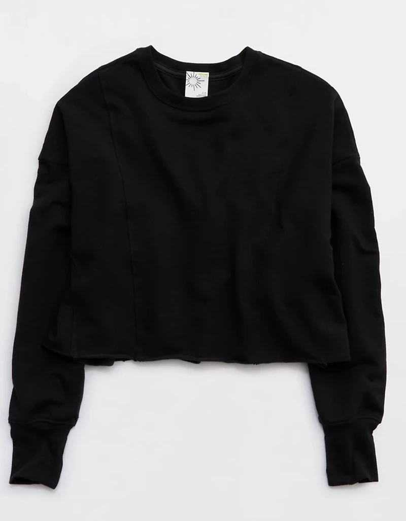 OFFLINE By Aerie OTT Seamed Crewneck Sweatshirt